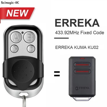 Erreka Kuma KU02 Garagedeur Afstandsbediening 433.92Mhz Vaste Code Kloon Erreka Gate Afstandsbediening Draadloze Zender Commando
