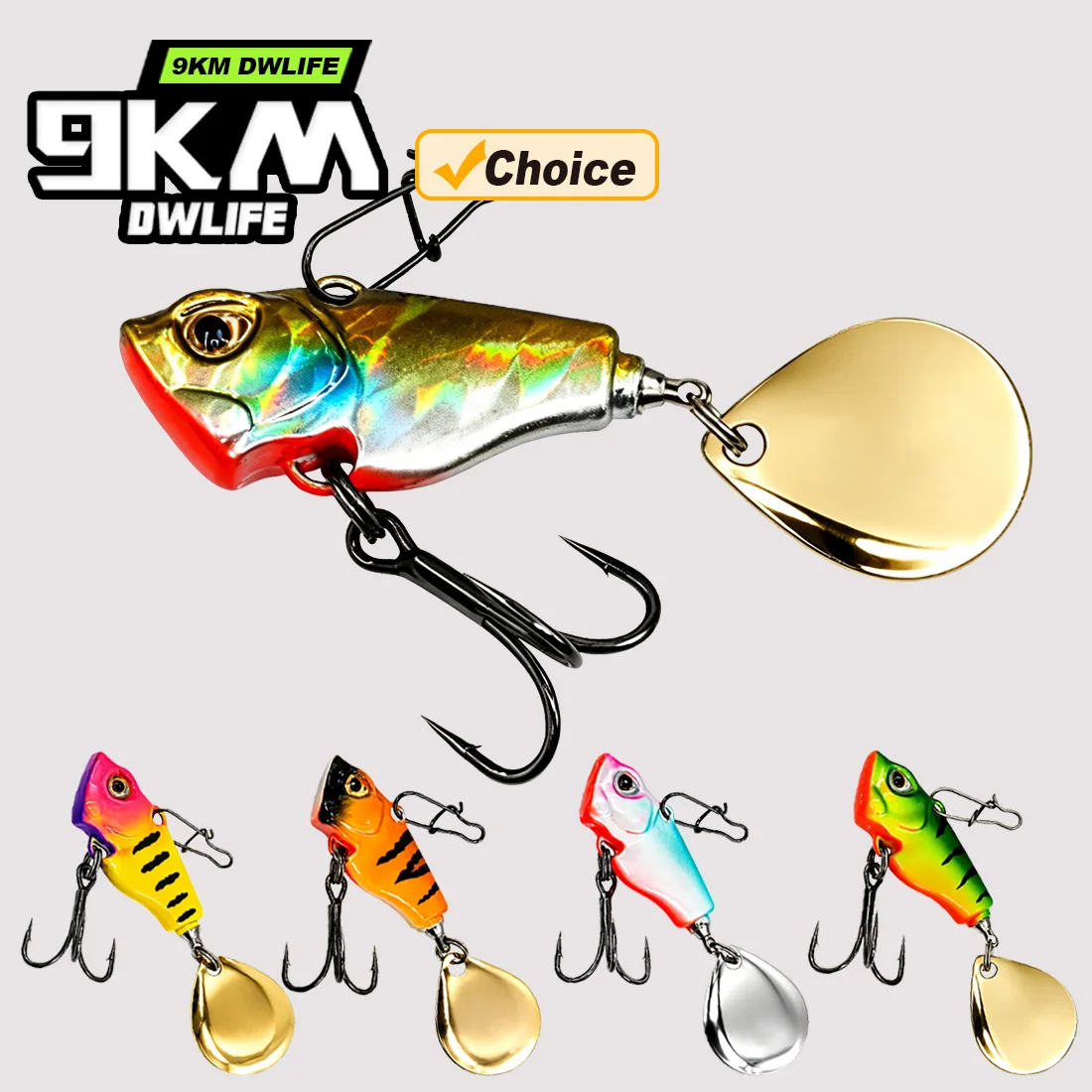 Fishing Lure Crankbait - طُعم صيد 9KM بوزن 7-21 جرام،
