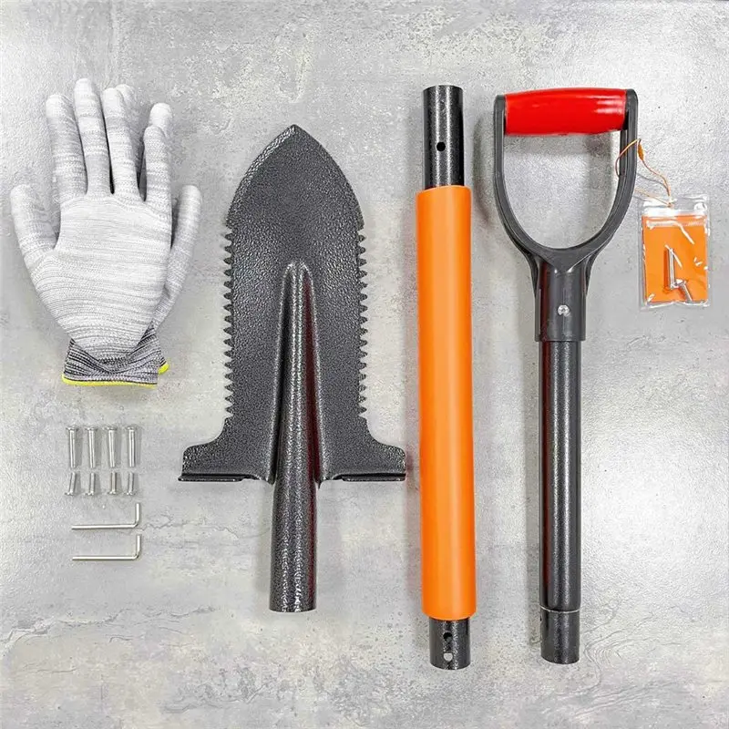 AAAN-Non-Slip For Garden Shovel For Digging, Detachable Soil Turning, Multi-Functionality Design