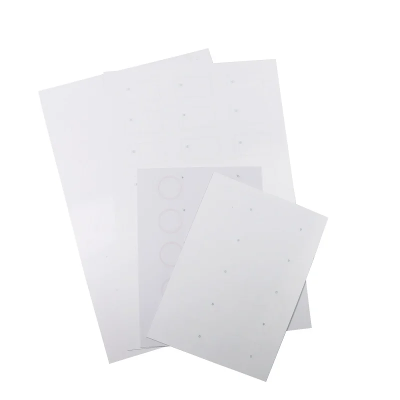 100pcs 13.56mhz  NFC   PVC blank card   support Thermal printing White Card