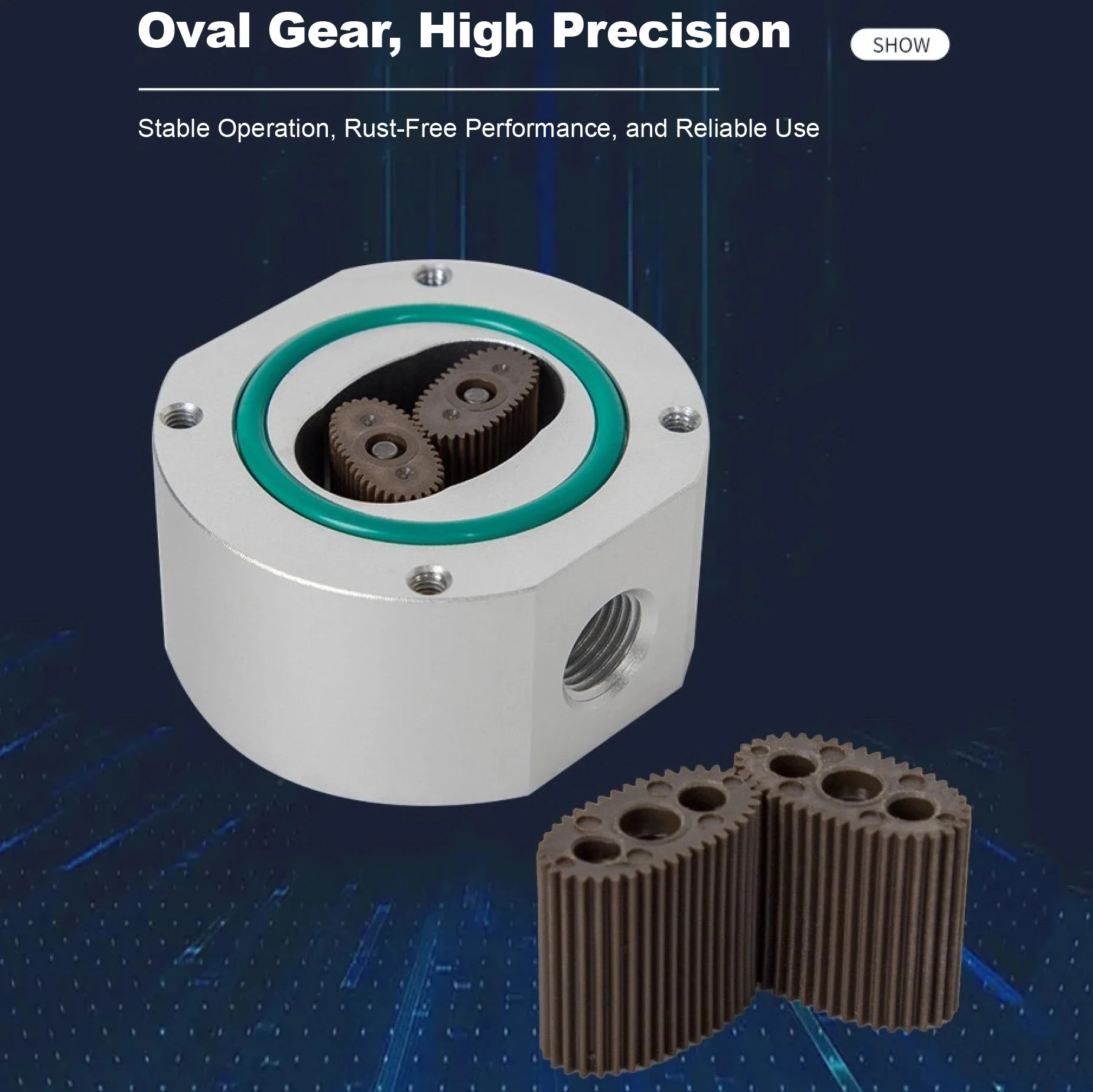 Micro Oval Gear Flow Meter Electronic RS485 Digital Liquid Flowmeter for Diesel Gasolines Urea Water G1/4 G1/2 G3/4 Flow Control