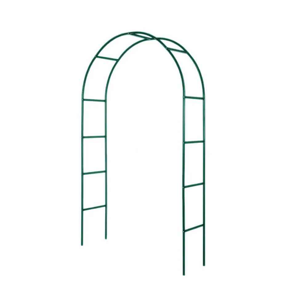 Iron Art Flower Holder Arch Climbing Plant Support Black White Green Balloons Archway DIY Accessories Plant Support Trellis