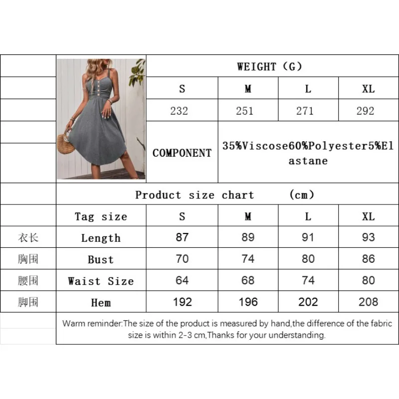 2024 Summer New Beach Style Casual Asymmetric Solid  Camisole Dress for Women's Clothing Daily Sexy Beauty Fashion Women Dresses