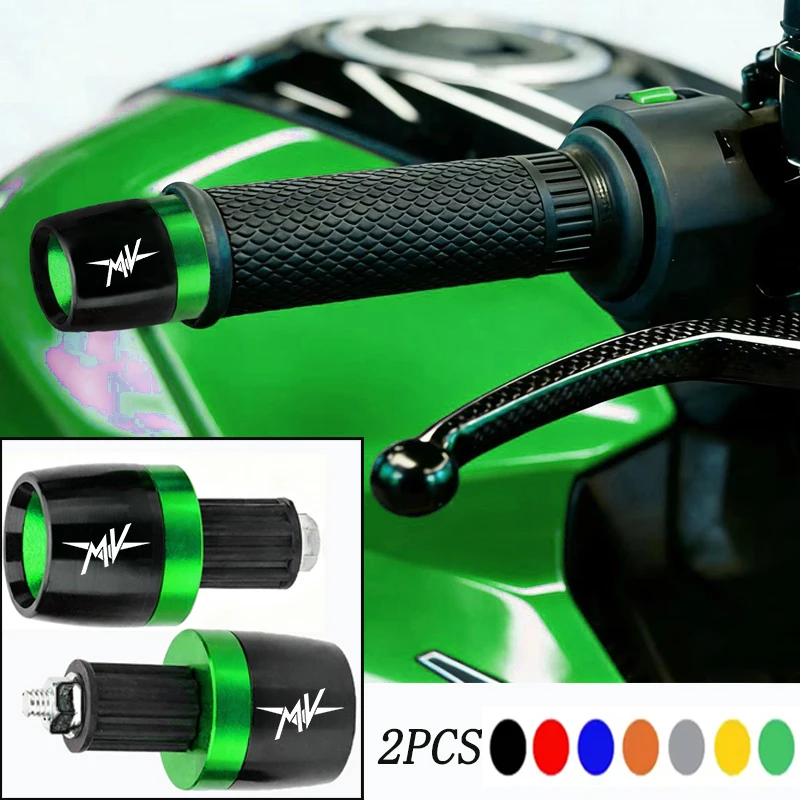 2pcs For MV Agusta F3 675 800 Brutale 800 1000 Turismo Veloce RC Motorcycle Handlebar Grips Ends Handle Bar Cap End Plug