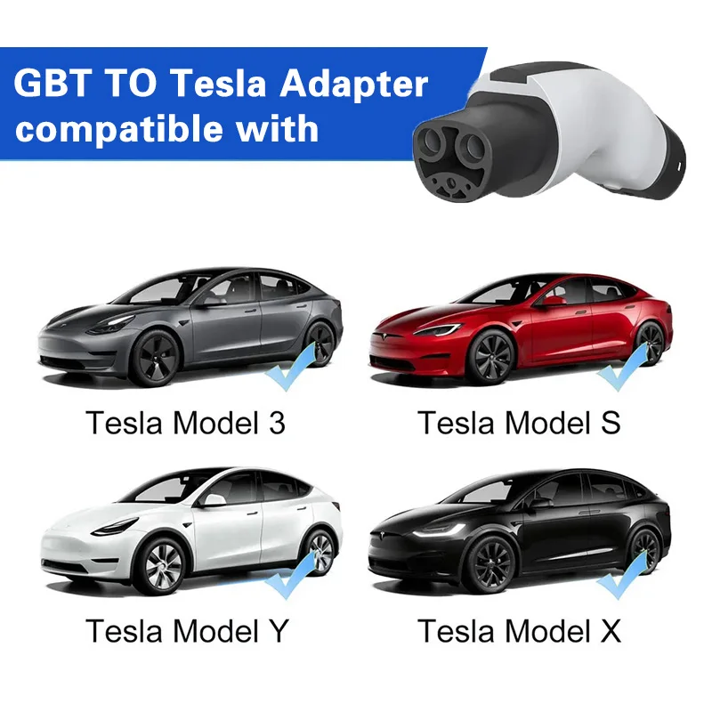 32A GBT to Tesla 7KW NACS Tesla Model 3 Y X S Car Adapter  Auto Parts 250V AC Charger For Tesla Use Accessories