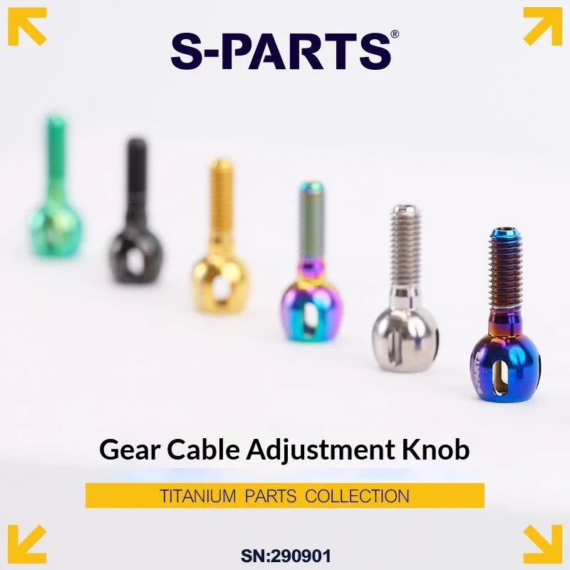 

2 шт. титановых винтов для регулировки тросов переключения передач шоссейного велосипеда, внешняя регулировка тросов переключения передач, титановый винт для точной настройки, MadoneSL5