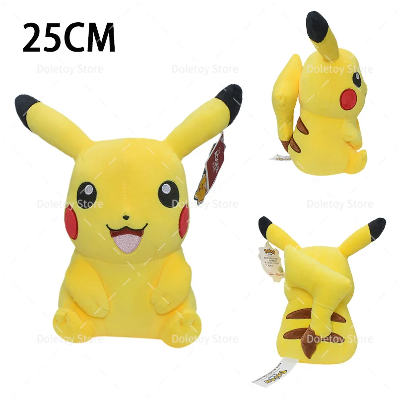 Pokemon Plush Toy Pikachu Togepi Psyduck Anime Figure Stuffed Doll Throw Pillow Baby Christmas Birthday Gift for Kids