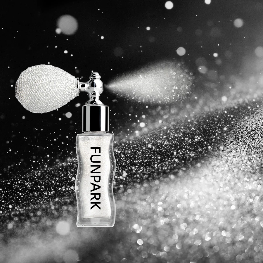 4 Colors 1PC Highlighter Powder Brightens The Whole Body Sparking Face Makeup Lasting Pearlescent White Brown Silver Cosmetics