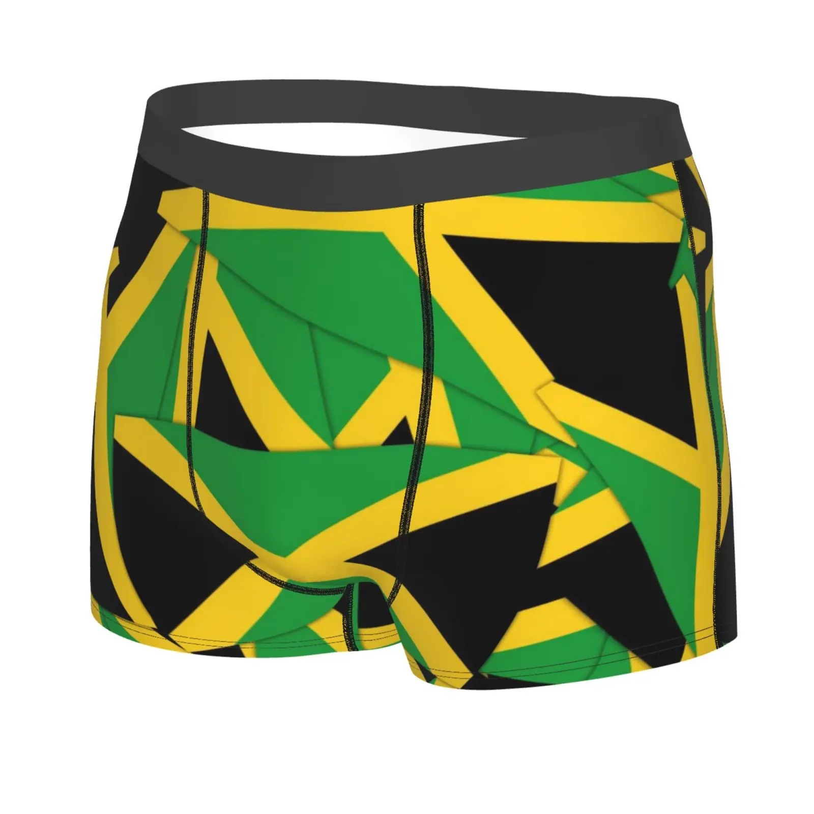 Funny Jamaican Flag Men's Underwear Healthy Soft Comfortable High-Quality Men's Briefs Stylish Trendy Casual Sports Panties