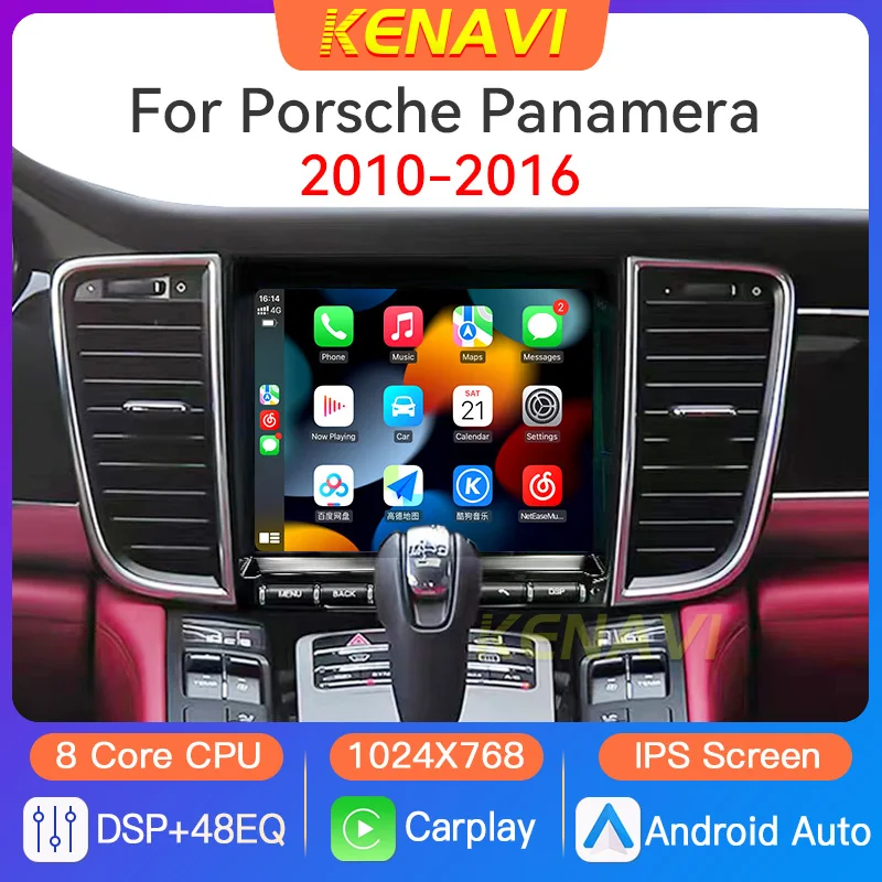2Din Android Car Radio Multimedia Video Player For Porsche Panamera 970 2010-2015 2016 GPS Navigation DVD Carplay Auto Head Unit