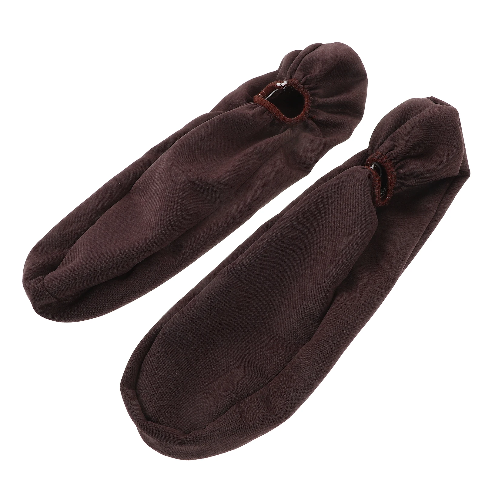 

1 Pair Car Armrest Covers Comfortable Protection Universal Fit Charm Brown Soft Material Long Lasting Durability Stylish Design