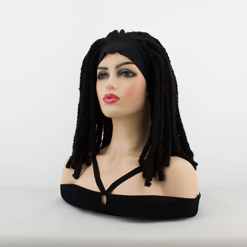 

Women's Handmade Shoulder Dirty Braid Curly Hair Strap Wig
