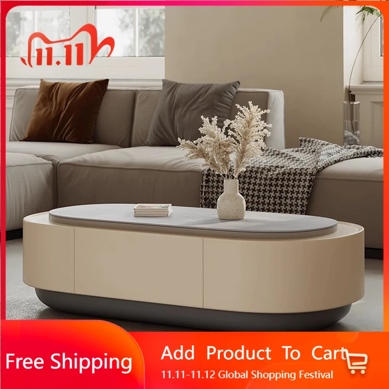 

Nordic Wood Coffee Table Modern Designer Storage Simple Clear Side Table Minimalist Center Mesa Auxiliar Lounge Suite Furniture