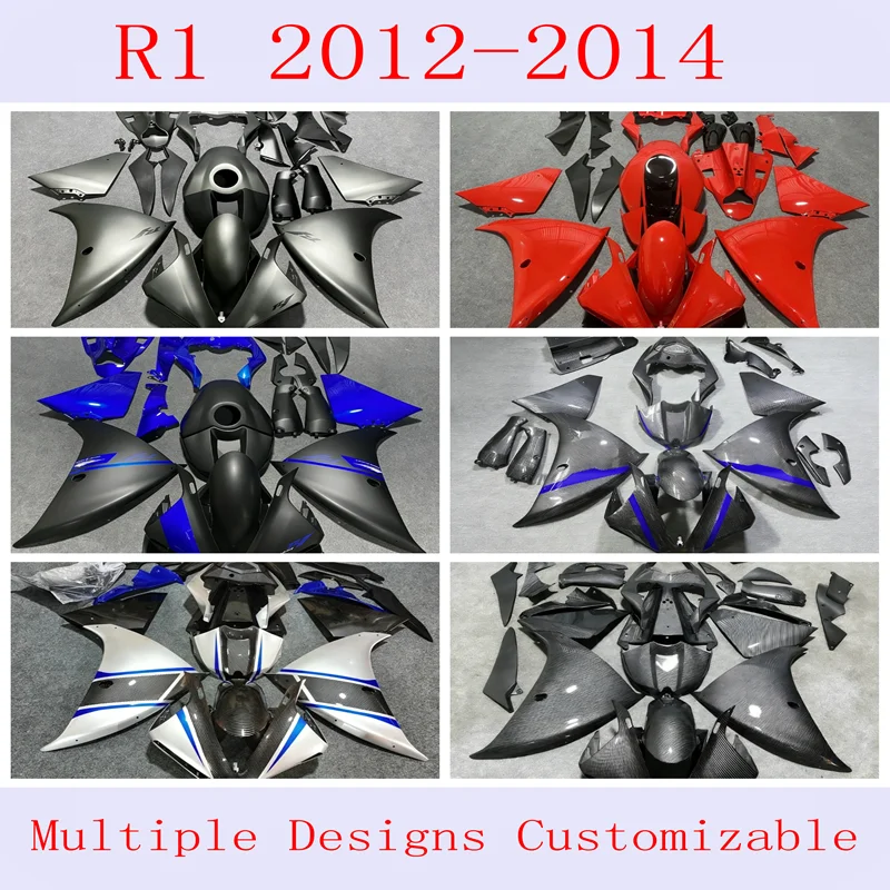 4 Gift new ABS fairing kit is suitable for Yamaha R1 2012 13 2014 car modification accessories can be customized