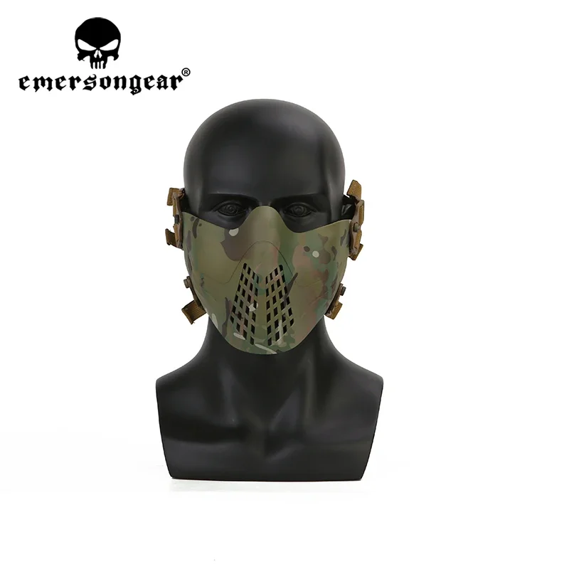 

Emersongear Тактическая маска пилота Защитное снаряжение на половину лица Головные уборы Страйкбол Охота Велоспорт Открытый Боевые виды спорта BD6650