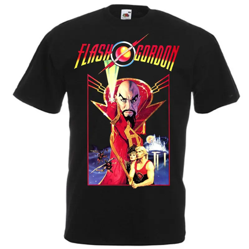 FLASH GORDON Movie Poster T shirt Black all sizes