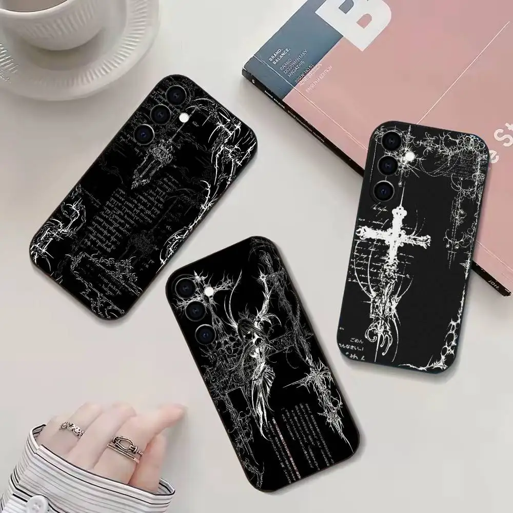 

Gothic coquette cybersigilism Phone Case For Samsung Galaxy A91,80,73,72 ,71,53,52,32 ,31,22,21s,20,Soft Black Case