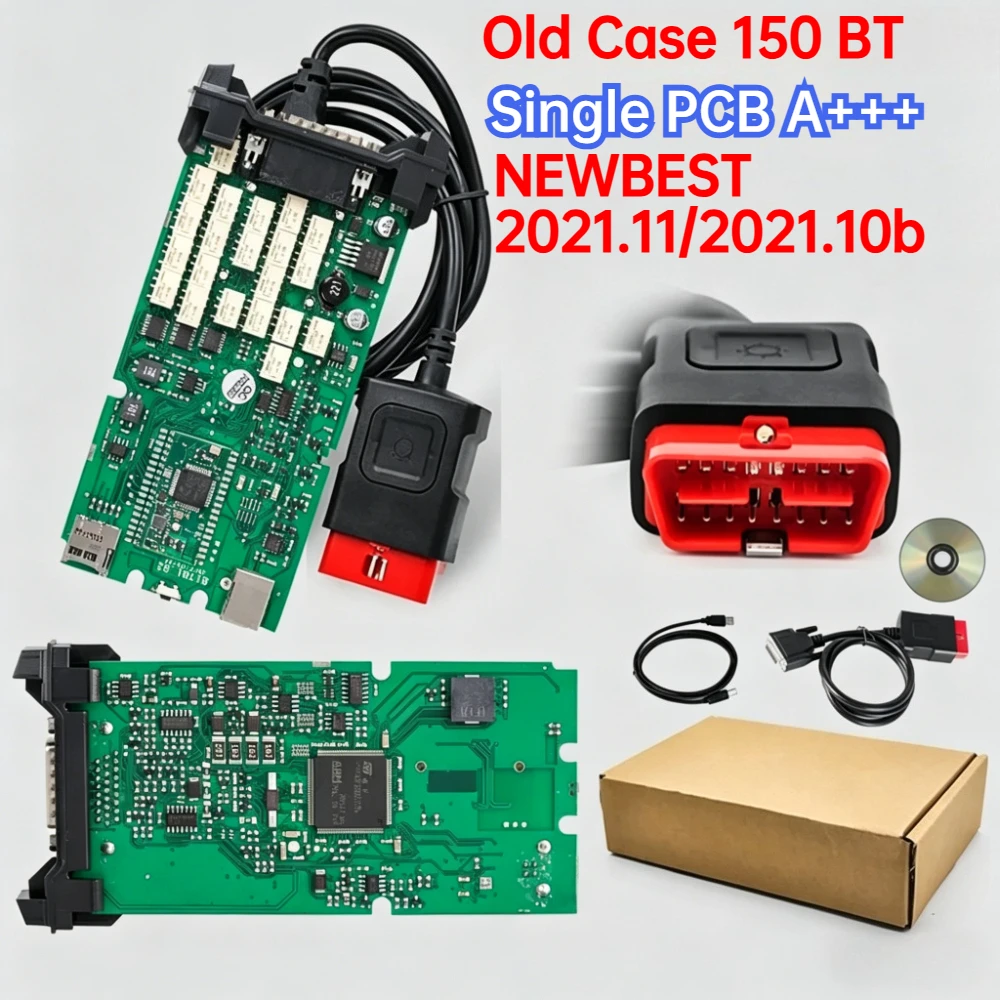 A+++ Single Board TCS Multidiag PRO+ BT 4.0 FW V4.3 NEC Relay V3.0 OBD2 Tool 2021.11/2021.10b Car Truck Diagnostic Scanner Tool