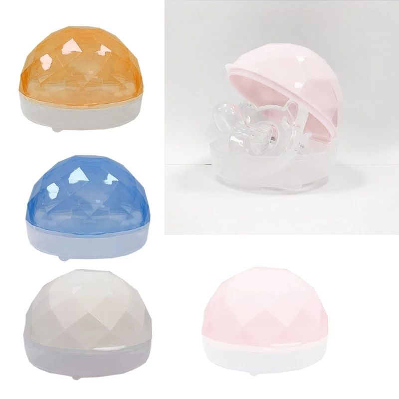 1PC Portable Baby Pacifier Box Soother Container Holder Box Travel Storage for Case Safe Holder Feeding Pacifier Plastic A2UB