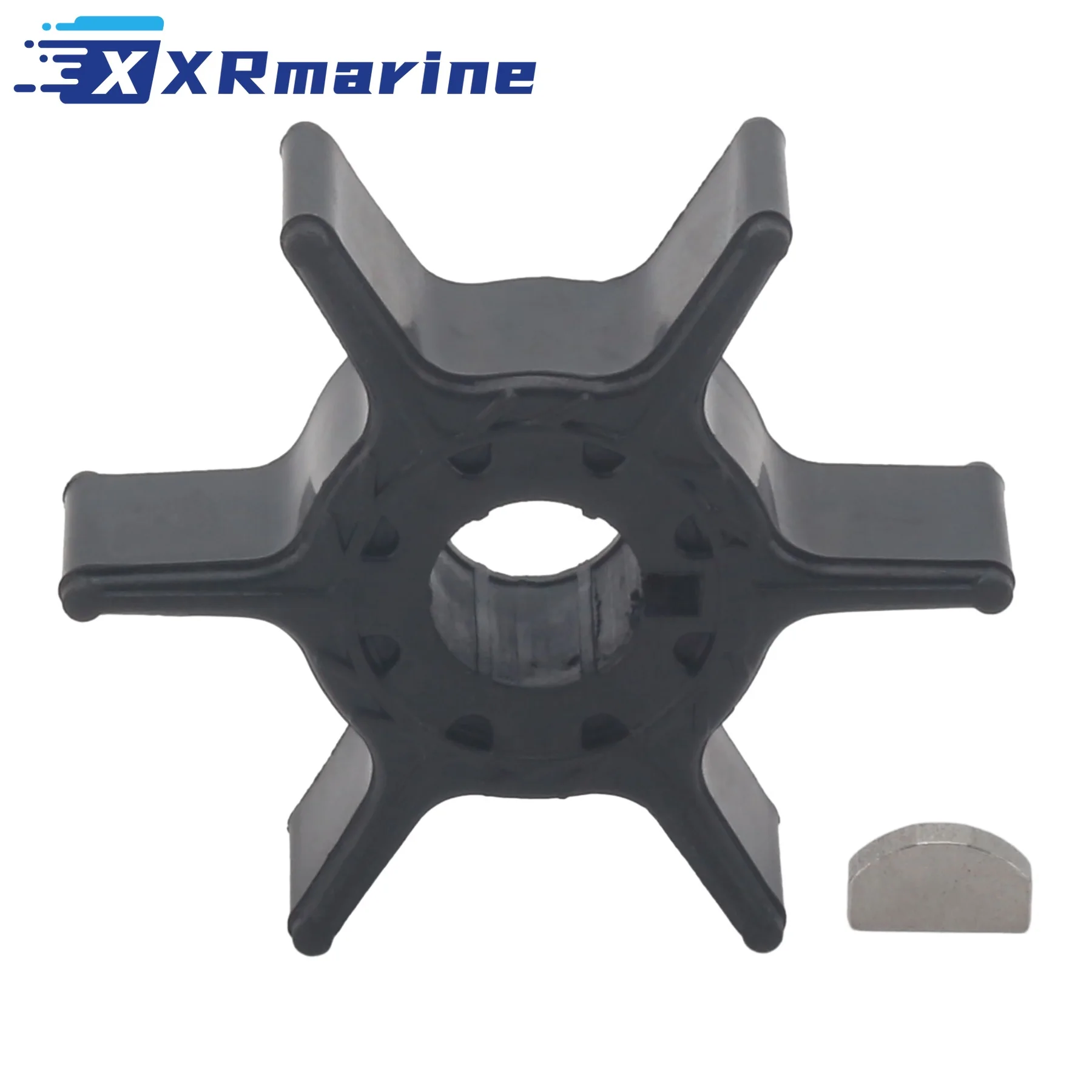 

68T-44352-00 Fits for Yamaha 4 stroke 6hp 8hp 9.9hp Outboard Engine Water Pump Impeller With Key 18-8910 63V-44380