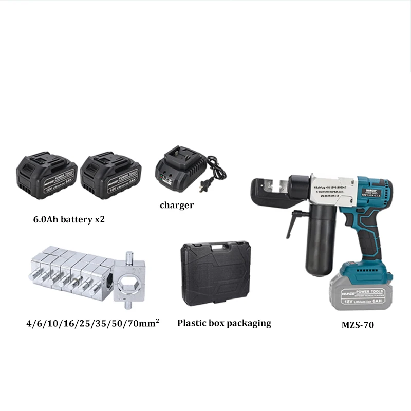 Amnze 70/240 Portabler wiederaufladbarer hydraulischer Kabelklemmzange – Meine Erfahrung mit dem perfekten Werkzeug für professionelle Elektroarbeiten