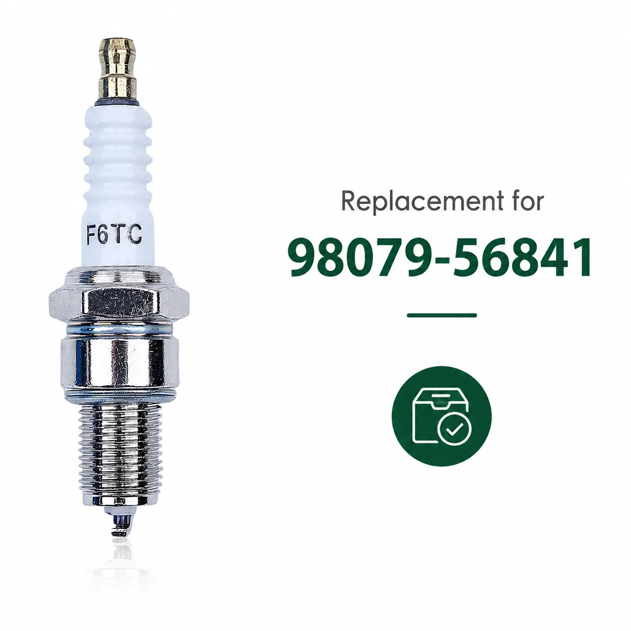 Spark Plug Set of 2 For Honda GX120 GX160 GCV160 GX200 GX240 GX270 GX340 GX390 Engine Parts, Replaces NGK BP6ES/CHAMPION N9YC