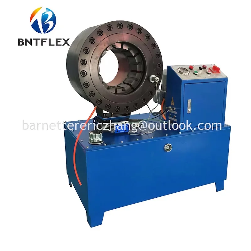 BNTFLEX good quality 380v 4kw semi-automatic 6-102mm a hydraulic press