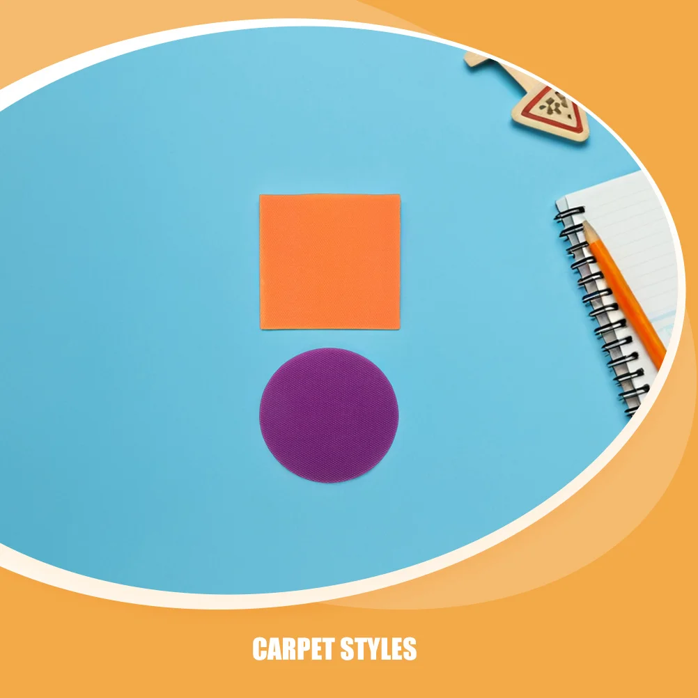 60Pcs Reusable Carpet Markers for Kids Preschool Floor Dots Kindergarten Activity Circle Square Classroom Sitting