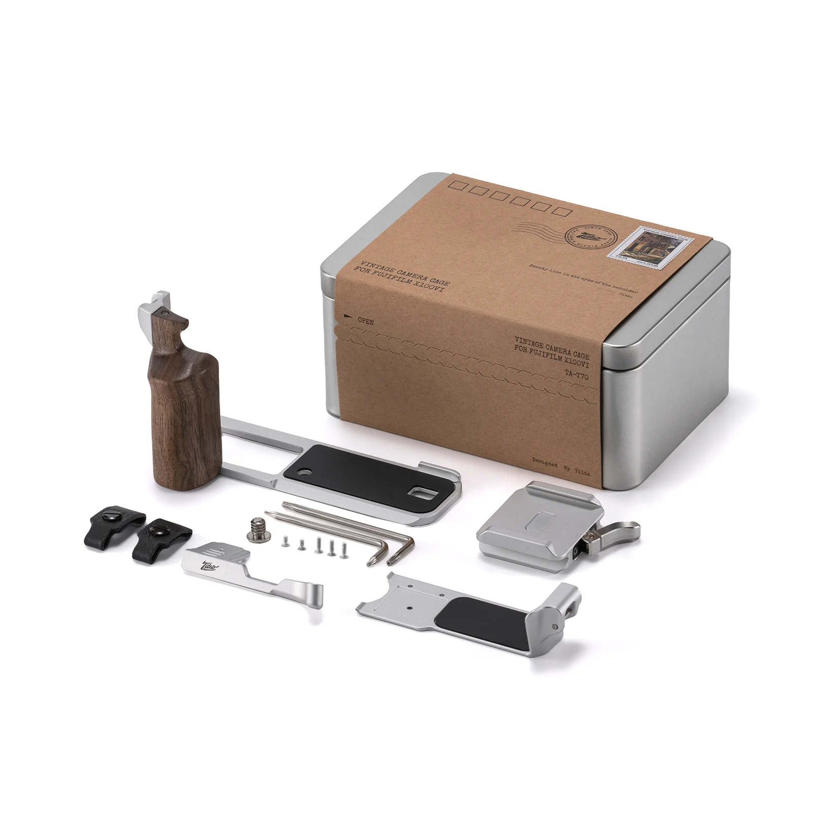 TILTA X100VI Vintage Cage TA-T70 Camera Ondersteuning Basisset Reisset voor Fujifilm X100VI