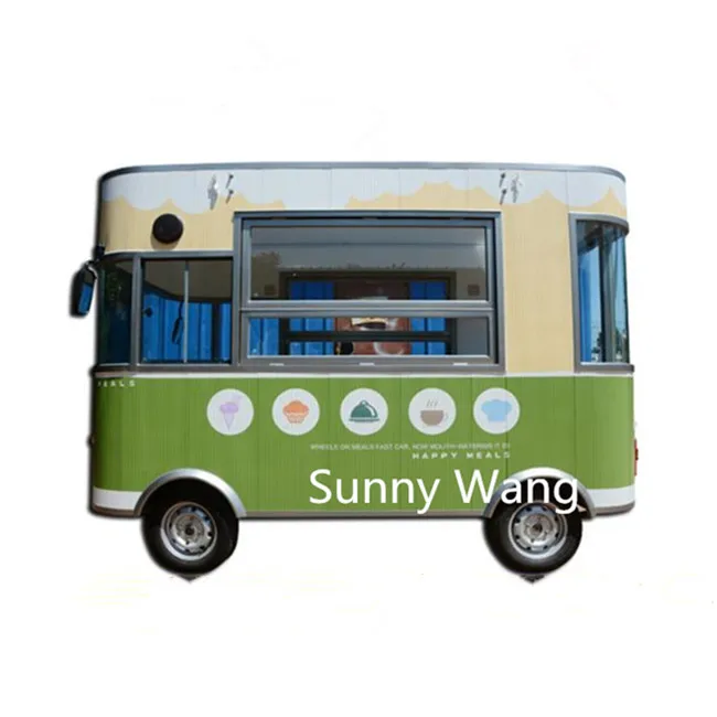 OEM New Designed Multifunctional Street Food Van / Mobile Food Trailer / electric food truck