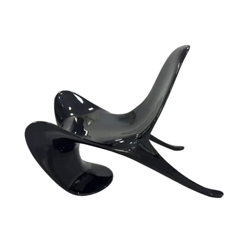 FRP bat armchair leisure indoor model room design special-shaped chair simple lying lazy sofa chair
