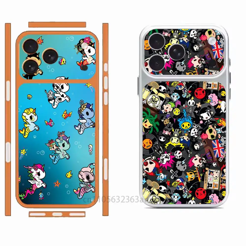 

Fashion T-Tokidokis Protective Sticker for iPhone 17 Pro 17 ProMax Full Body Back Cover Decal Skin