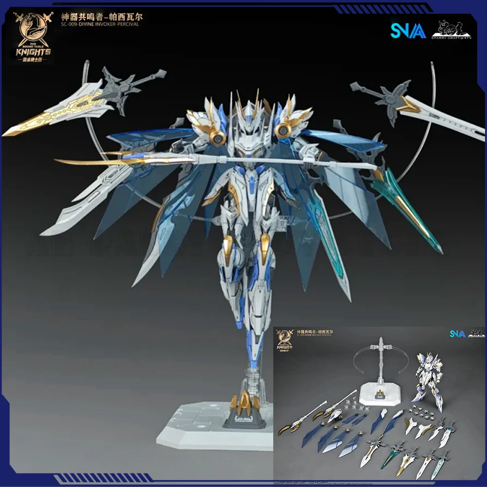 

In Stock SNAA HG 1/144 Sc-009 Percival Action Figures Deluxe Edition Model Kit Divine Invoker The Round Table Knights Toys Gift