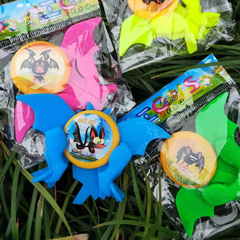 10PC Kinder Party Geschenke Mini Fledermaus Katapult Fliegende Untertasse Spielzeug Pinata Karneval Jungen Mädchen Geburtstag Partei Liefert Gefälligkeiten Schatz box