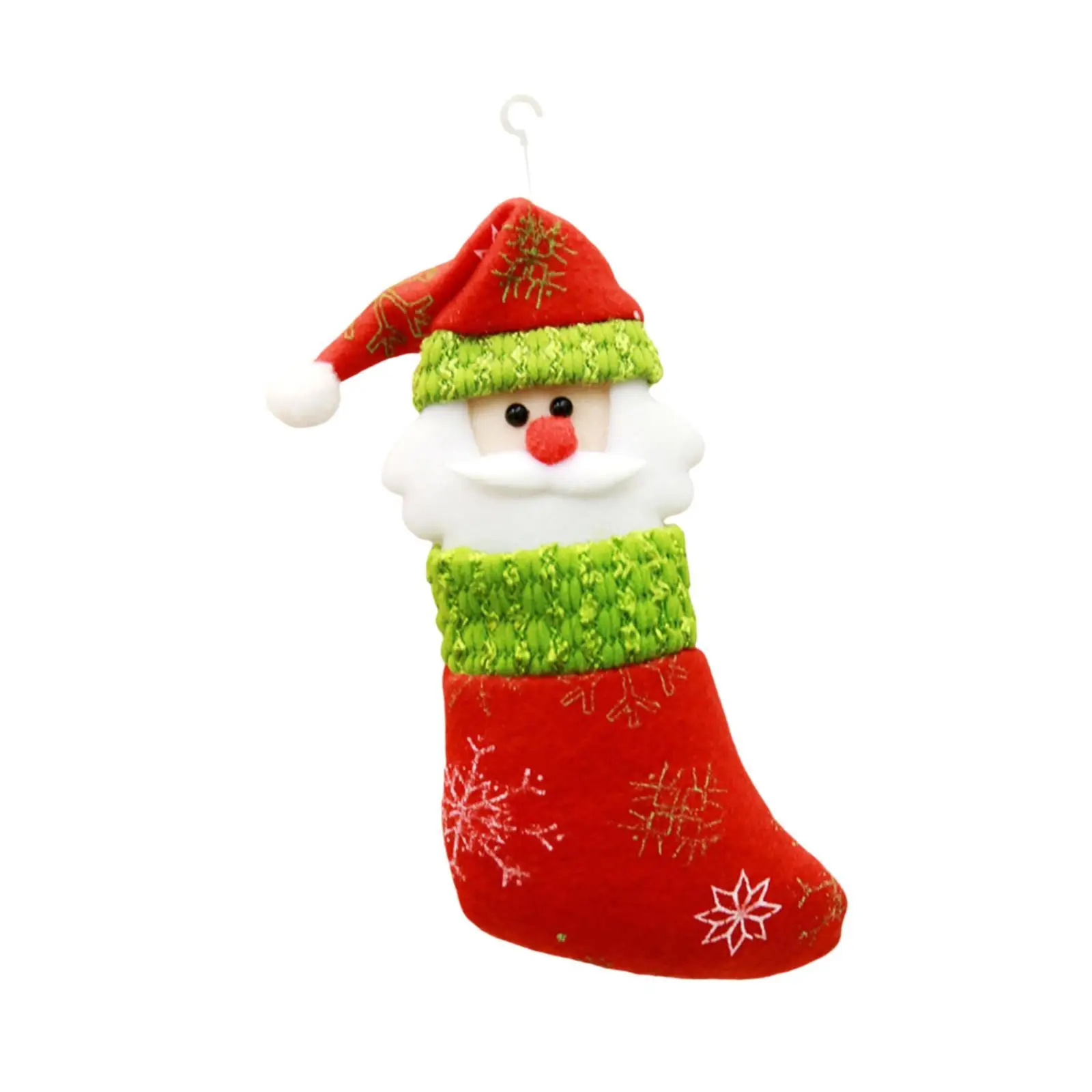 Santa Claus Christmas Stockings Cute Xmas Stockings for Family Gift Wrapping