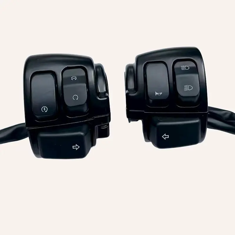 دراجة نارية سوداء 1 "المقود بدوره إشارة التحكم التبديل ل هارلي XL883 96-13 سبورتستر داينا V-ROD سوفتيل