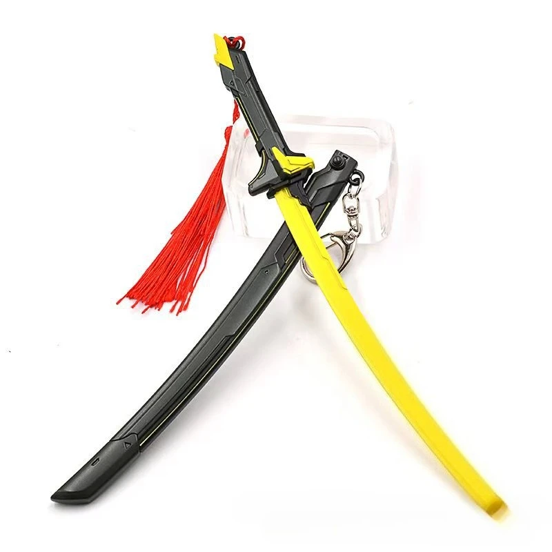 22cm New Game Figure Perimeter Metal Craftsmanship Model Scene Props Backpack Decorative Pendant Ornaments Christmas Gifts Toys