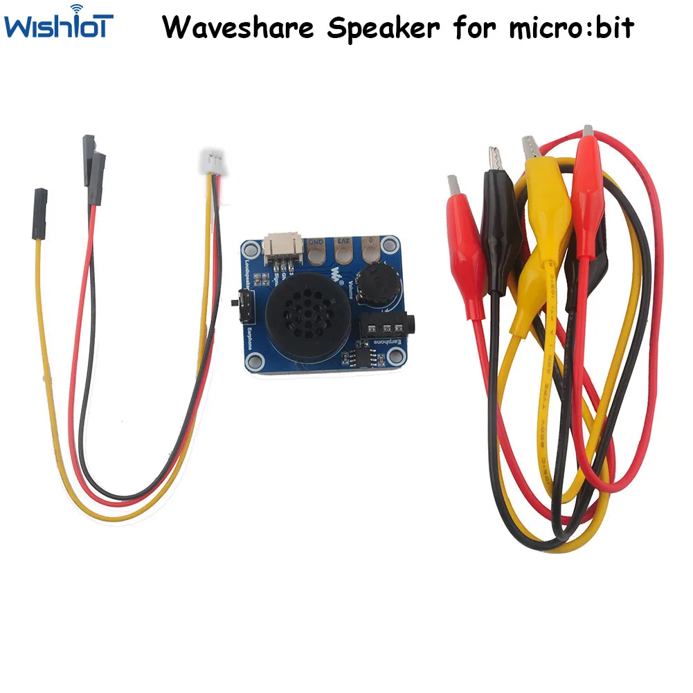 Waveshare Speaker Expansion Module Onboard Hi-Fi Chip NS8002 Sound Volume Adjustment for Arduino Project Micro:bit Music Player