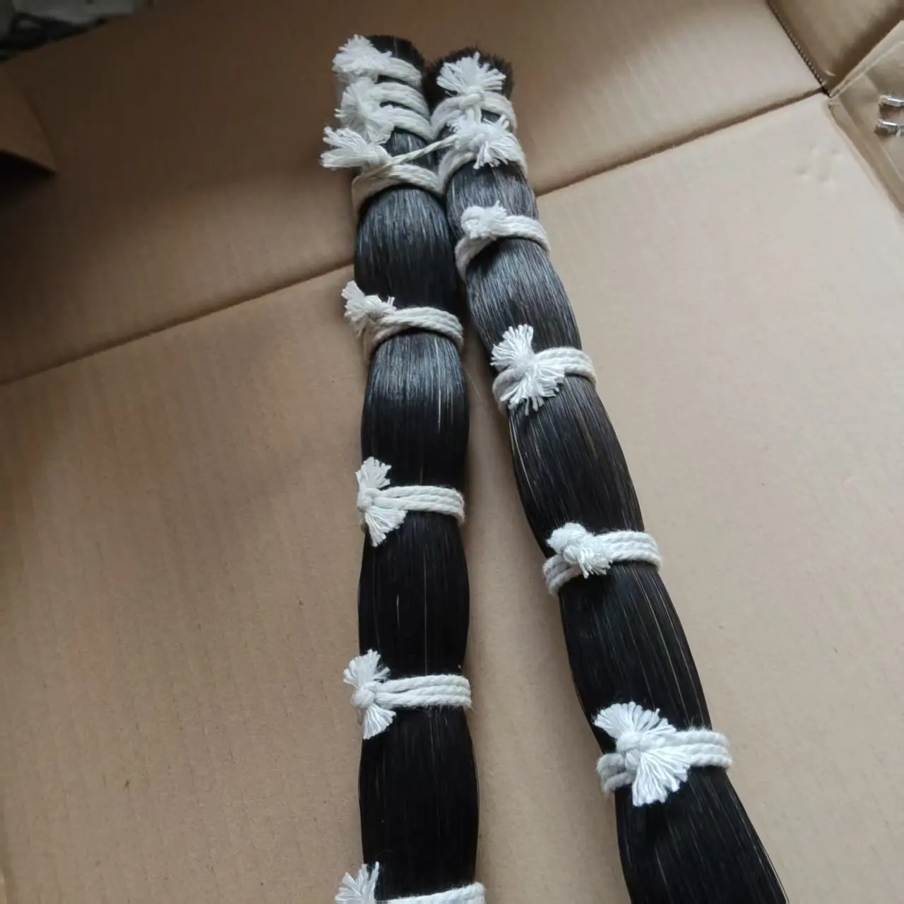 200 Grams Black Stallion Horse Tail Hair Violin Bow Hair Cello Bow Hair 81cm or 85cm or 99 to 100cm