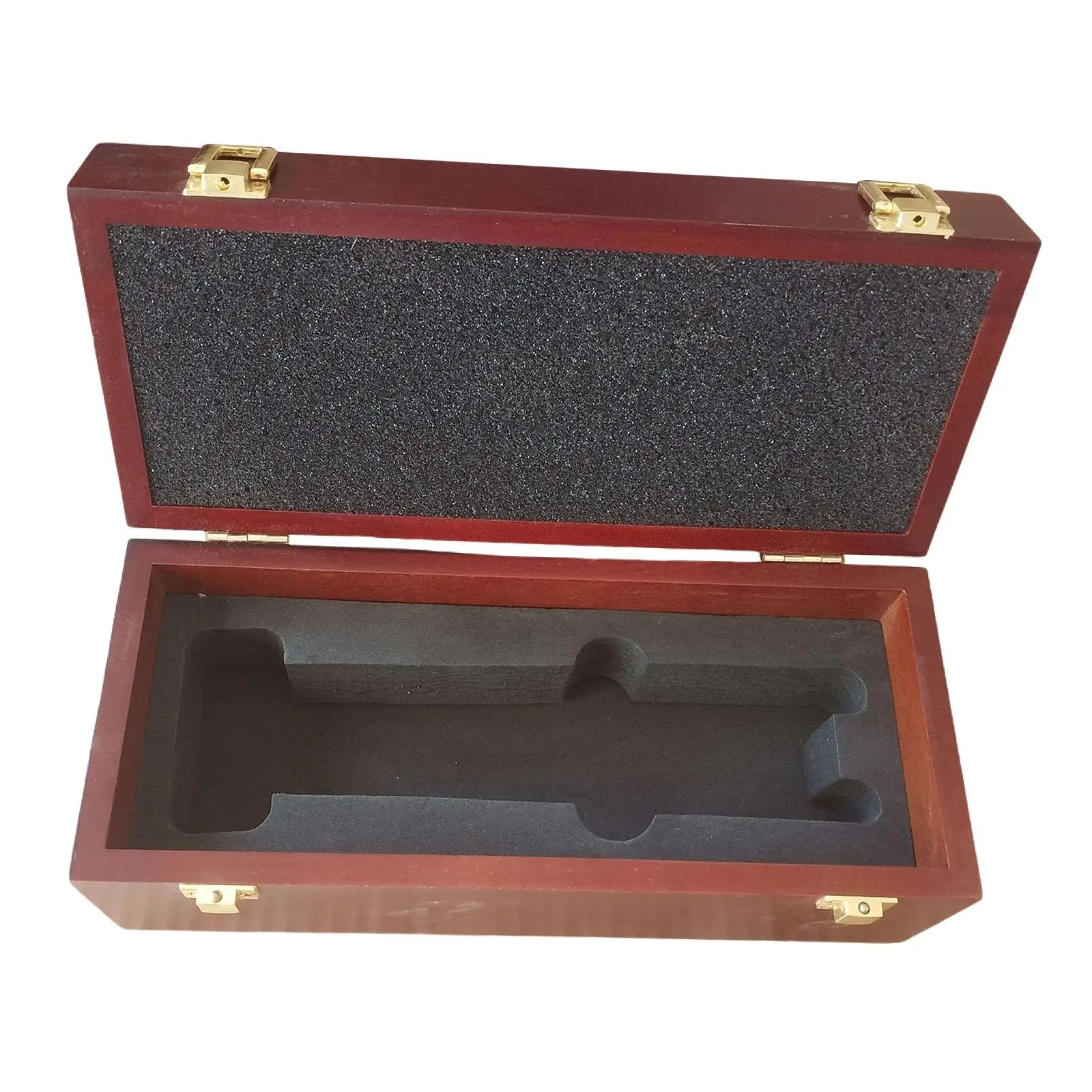 

Microphone Carrying Case Lock Design Lightweight Wood Portable Shock Resistance