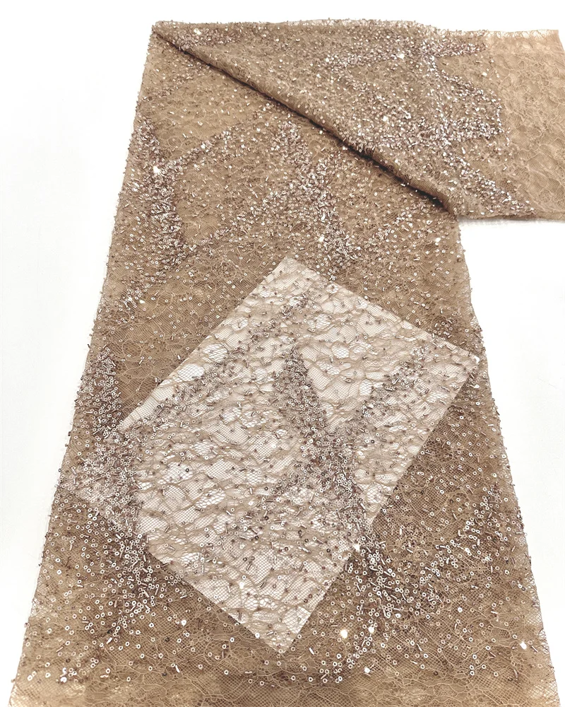 أفريقيا النيجيري مطرز الفرنسية شبكة الدانتيل مع الترتر جودة عالية 2025 التطريز الدانتيل الترتر الدانتيل لفساتين الزفاف النساء