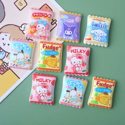 10 Pcs Cartoon Resin Cute Cartoon Animal Candy Style Hairpin Pendant Scrapbook Craft Diy Miniature Ornament Accessories A118