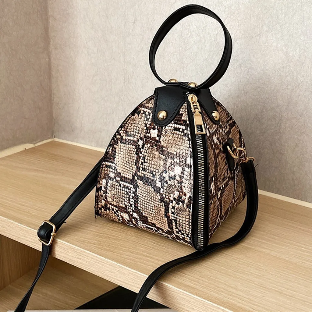 

Leopard Print Woman Bag PU Leather Crossbody Bags Mini Girls Messenger Bags Female Shoulder Handbag Snake Skin Clutch Bag Purse