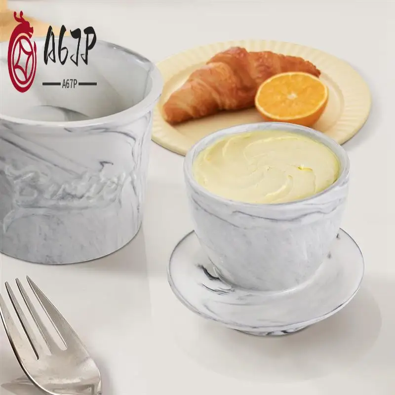 

A67P-Казка для стойки с водой, хранитель для масла для рассыщенного блюда для масла с крышкой для столешницы