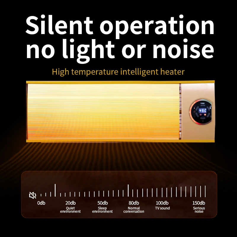 Infrared Heater Panel High Temperature 220V Intelligent Voice Control and Remote Control