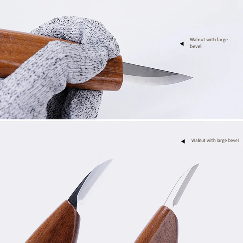 Holzschnitzerei-Set, Holzschnitzwerkzeug, Polierpaste, Whittling-Set, Holzschnitzerei, Skulpturallöffel, Schnitzschneider