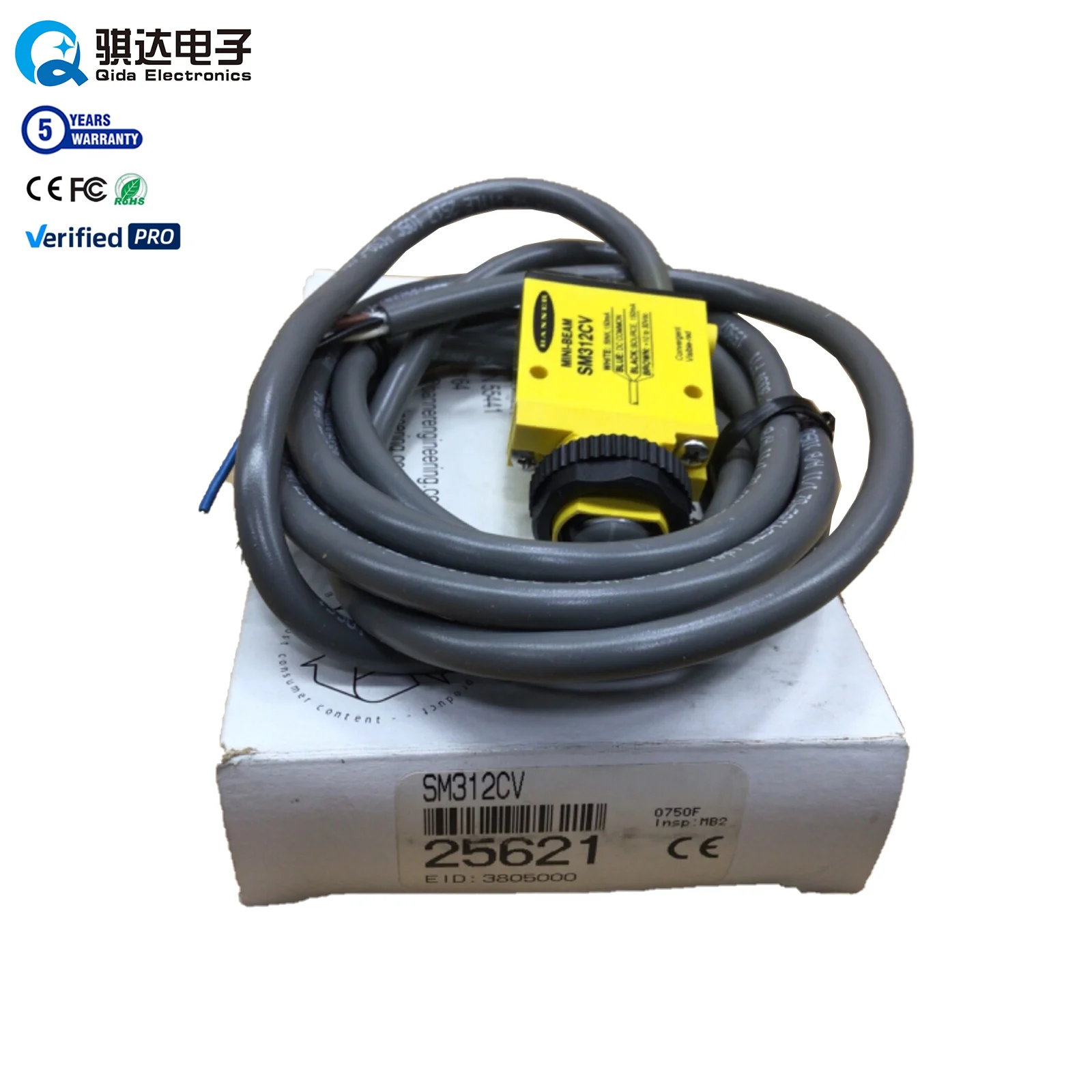 New Original Banner Compact Photoelectric Sensors SM312CV Small All-in-One Sensors in Stock