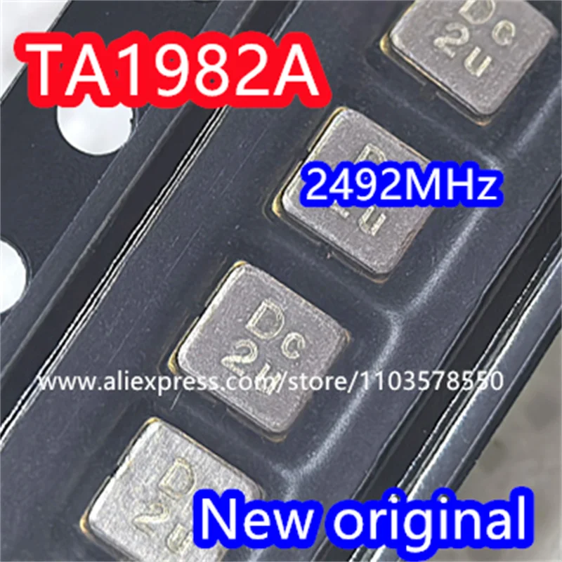 (10PCS) TA1982A Code Dc Brand New Genuine 2492MHz Packaged SMD SAW Filter