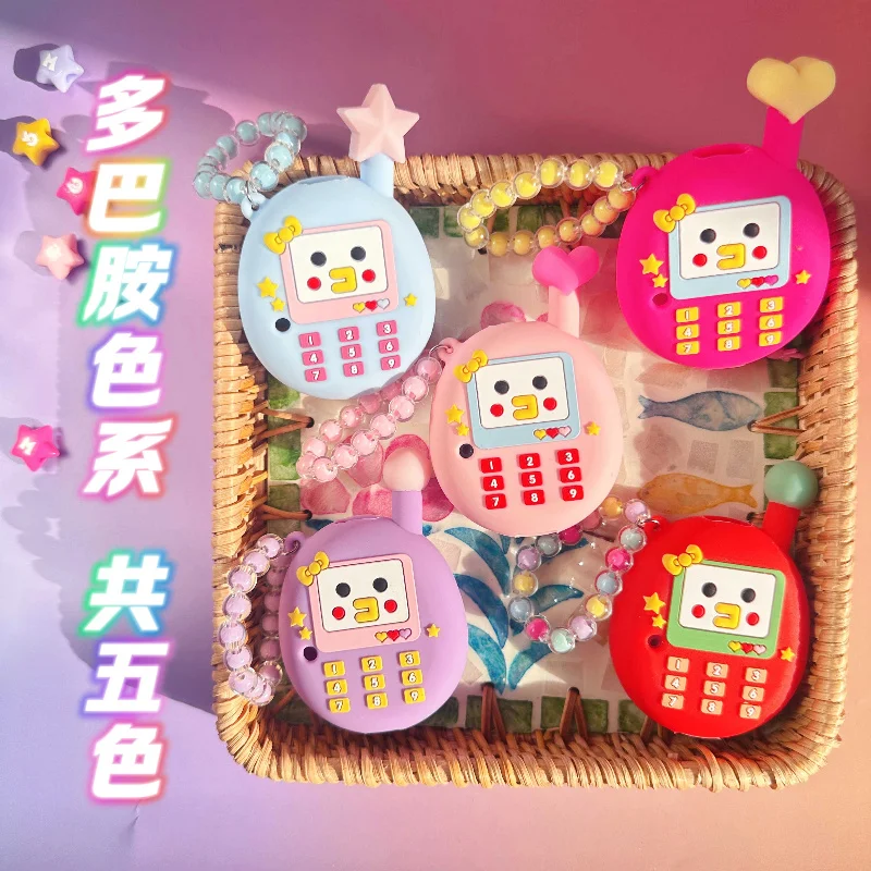 

Для Tamagotchi Uni ретро допаминовые силиконовые чехлы для сотовых телефонов с антенной, светящиеся в темноте чехлы с защитой от падения, подарки