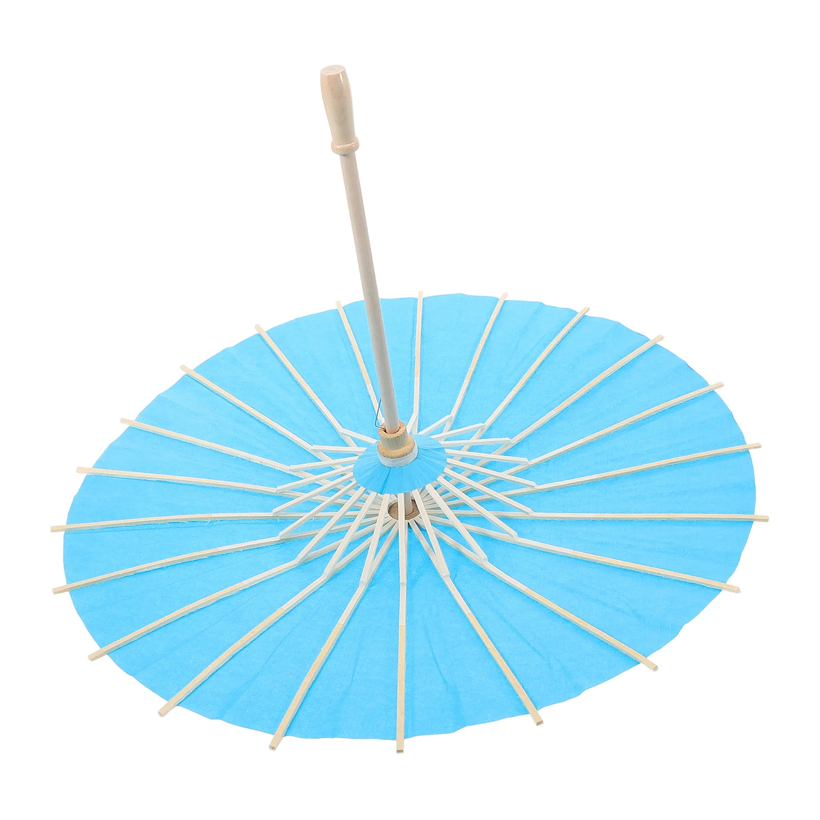 

Blank Oil Paper Umbrella for Painting Lightweight Portable DIY White Parasol Waterproof Retro Bamboo Umbrella Asian Style